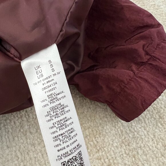 ASOS Zip Up Rain Jacket S - Picture 8 of 9